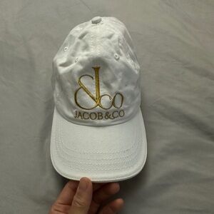 OVO White and Gold Women's Cap